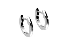 Laden Sie das Bild in den Galerie-Viewer, Kreolen Flach Clicker Ring Paar Ohrringe piercinginspiration®