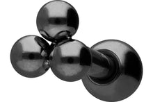 Laden Sie das Bild in den Galerie-Viewer, 3 Kugeln Blume Ohrpiercing piercinginspiration®