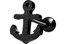 Laden Sie das Bild in den Galerie-Viewer, Diamantoptik Anker Ohrpiercing Barbell piercinginspiration®