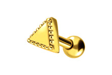Laden Sie das Bild in den Galerie-Viewer, Dreieck Kugeln Ohrpiercing piercinginspiration®