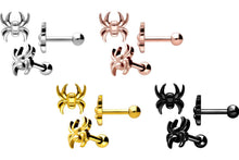 Laden Sie das Bild in den Galerie-Viewer, Spinne Tarantel Ohrpiercing piercinginspiration®