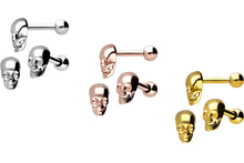 Laden Sie das Bild in den Galerie-Viewer, Totenkopf Ohrpiercing piercinginspiration®