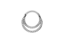 Laden Sie das Bild in den Galerie-Viewer, Doppel Clicker Ring Gedreht piercinginspiration®