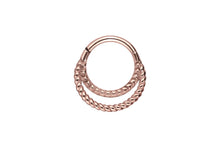 Laden Sie das Bild in den Galerie-Viewer, Doppel Clicker Ring Gedreht piercinginspiration®