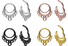 Laden Sie das Bild in den Galerie-Viewer, Clicker Doppel Ring Kreise piercinginspiration®