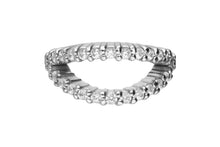 Laden Sie das Bild in den Galerie-Viewer, Multiple Kristalle Zweifach Doppel Ring Clicker piercinginspiration®