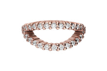 Laden Sie das Bild in den Galerie-Viewer, Multiple Kristalle Zweifach Doppel Ring Clicker piercinginspiration®