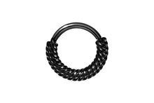 Laden Sie das Bild in den Galerie-Viewer, Clicker Ring 3 Gedrehte Ringe Segmentring piercinginspiration®