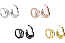 Laden Sie das Bild in den Galerie-Viewer, 3 Reihen Clicker piercinginspiration®