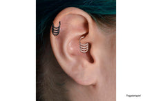 Laden Sie das Bild in den Galerie-Viewer, Vierfach 2 Clicker Ring piercinginspiration®