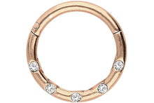 Laden Sie das Bild in den Galerie-Viewer, Basic Kristall Ring Clicker piercinginspiration®