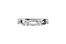 Laden Sie das Bild in den Galerie-Viewer, Geflochten Doppelt Gedreht Kristall Clicker Ring piercinginspiration®