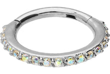 Laden Sie das Bild in den Galerie-Viewer, Clicker Ring Multiple Kristalle piercinginspiration®