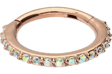 Laden Sie das Bild in den Galerie-Viewer, Clicker Ring Multiple Kristalle piercinginspiration®