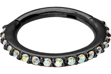 Laden Sie das Bild in den Galerie-Viewer, Clicker Ring Multiple Kristalle piercinginspiration®