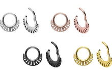 Laden Sie das Bild in den Galerie-Viewer, Clicker Ring Maya Neu Segmentring piercinginspiration®