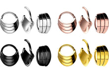 Laden Sie das Bild in den Galerie-Viewer, Dreifach Ring Clicker Neues Design piercinginspiration®