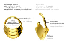 Laden Sie das Bild in den Galerie-Viewer, Dreifach Ring Clicker Neues Design piercinginspiration®