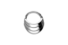Laden Sie das Bild in den Galerie-Viewer, Dreifach Ring Clicker Neues Design piercinginspiration®