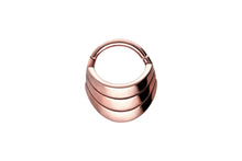 Laden Sie das Bild in den Galerie-Viewer, Dreifach Ring Clicker Neues Design piercinginspiration®