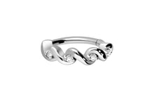 Laden Sie das Bild in den Galerie-Viewer, Kristall Geflochten Doppelt Gedreht Clicker Ring piercinginspiration®