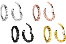 Laden Sie das Bild in den Galerie-Viewer, Clicker Ring Würfel Design piercinginspiration®