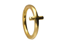 Laden Sie das Bild in den Galerie-Viewer, Kreuz Clicker Ring Segmentring piercinginspiration®