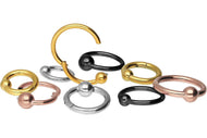 Titan Clicker Ring Kugel piercinginspiration®