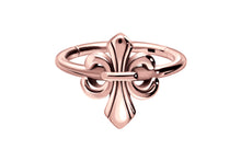 Laden Sie das Bild in den Galerie-Viewer, Heraldische Lilie Clicker Ring piercinginspiration®
