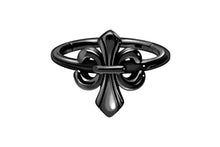 Laden Sie das Bild in den Galerie-Viewer, Heraldische Lilie Clicker Ring piercinginspiration®