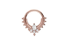 Laden Sie das Bild in den Galerie-Viewer, Oriental Kugeln Kristalle Clicker Ring piercinginspiration®