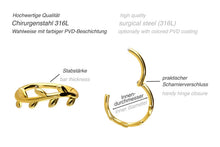 Laden Sie das Bild in den Galerie-Viewer, Ranke Clicker Ring piercinginspiration®