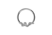 Laden Sie das Bild in den Galerie-Viewer, Schlange Clicker Ring piercinginspiration®