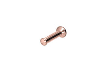 Laden Sie das Bild in den Galerie-Viewer, Titan Mini Rund Labret Innengewinde Flache Disc Ohrpiercing piercinginspiration®