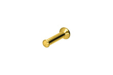 Laden Sie das Bild in den Galerie-Viewer, Titan Mini Rund Labret Innengewinde Flache Disc Ohrpiercing piercinginspiration®
