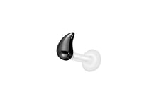 Laden Sie das Bild in den Galerie-Viewer, PTFE Titan Träne Innengewinde Labret Ohrpiercing piercinginspiration®