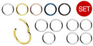 Spar-Set Basic Ring Clicker Chirurgenstahl piercinginspiration®