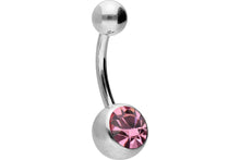 Laden Sie das Bild in den Galerie-Viewer, Kristall Bauchnabelpiercing Chirurgenstahl piercinginspiration®