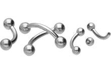 Laden Sie das Bild in den Galerie-Viewer, Titan Innengewinde Basic Rook Banane Barbell piercinginspiration®