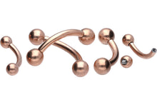 Laden Sie das Bild in den Galerie-Viewer, Titan Innengewinde Basic Rook Banane Barbell piercinginspiration®