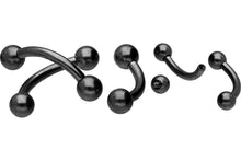 Laden Sie das Bild in den Galerie-Viewer, Titan Innengewinde Basic Rook Banane Barbell piercinginspiration®