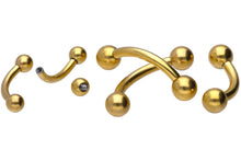 Laden Sie das Bild in den Galerie-Viewer, Titan Innengewinde Basic Rook Banane Barbell piercinginspiration®