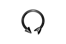 Laden Sie das Bild in den Galerie-Viewer, Titan Innengewinde Hufeisen Pfeil Ring Barbell piercinginspiration®