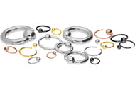 Titan Geschlossener Klemmkugelring piercinginspiration®