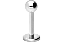Laden Sie das Bild in den Galerie-Viewer, Titan Basic Labret Ohrpiercing Barbell piercinginspiration®