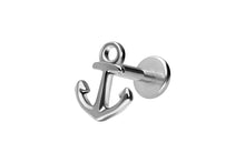 Laden Sie das Bild in den Galerie-Viewer, Titan Innengewinde Labret Anker Ohrpiercing piercinginspiration®