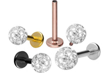 Laden Sie das Bild in den Galerie-Viewer, Titan Epoxy Rund Labret Innengewinde Ohrpiercing piercinginspiration®