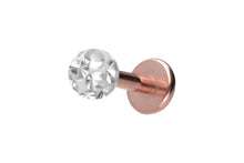 Laden Sie das Bild in den Galerie-Viewer, Titan Epoxy Rund Labret Innengewinde Ohrpiercing piercinginspiration®