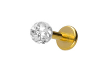Laden Sie das Bild in den Galerie-Viewer, Titan Epoxy Rund Labret Innengewinde Ohrpiercing piercinginspiration®