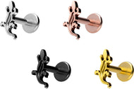 Titan Innengewinde Labret Gecko Salamander Ohrpiercing piercinginspiration®